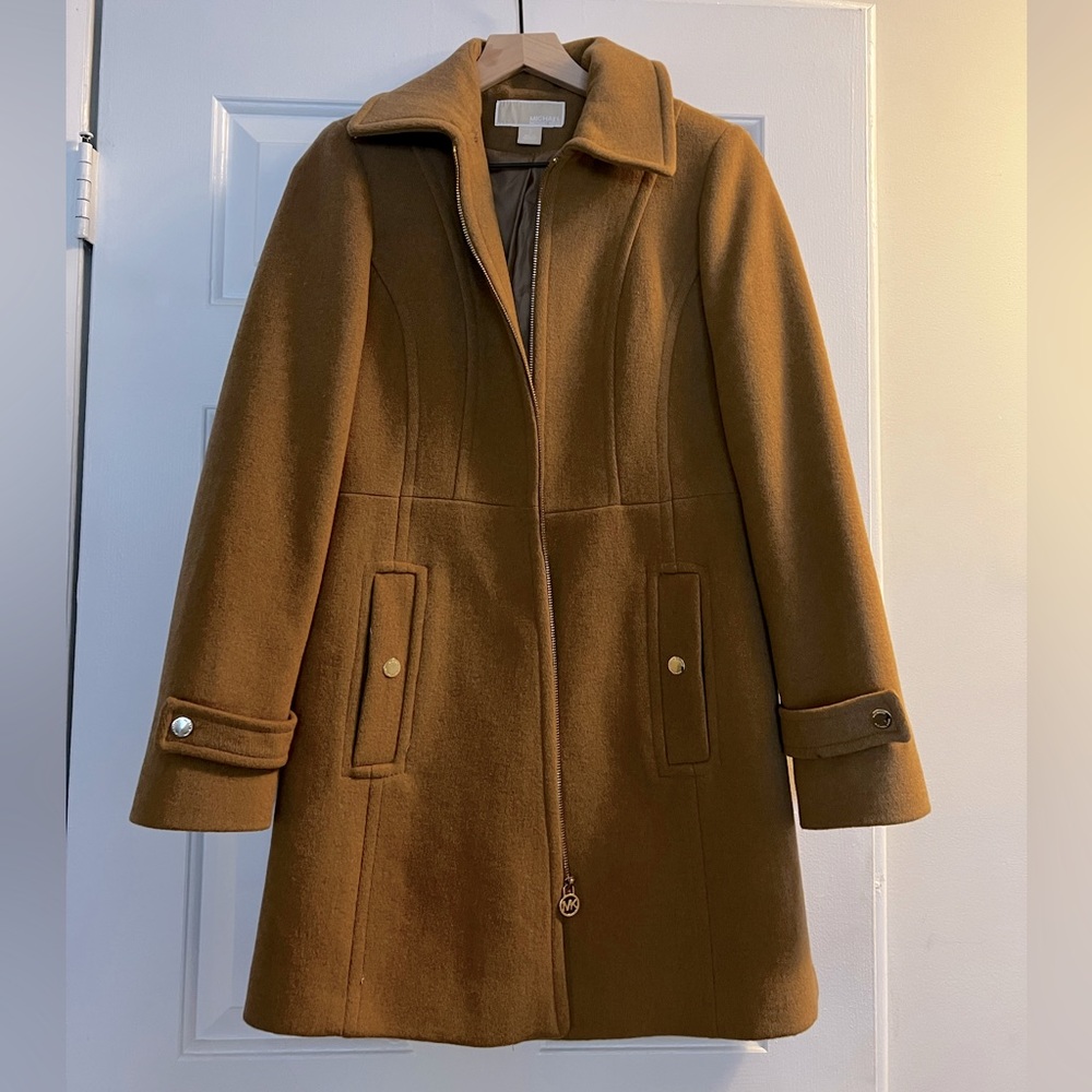 Michael Kors camel winter coat
